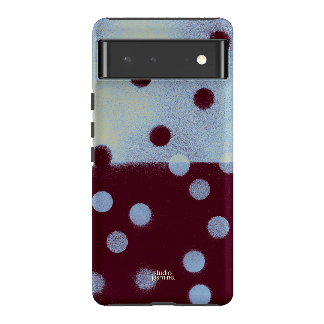 Plum Polka Dot