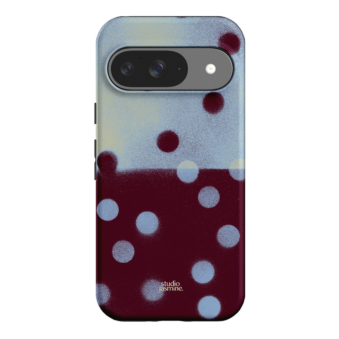 Plum Polka Dot