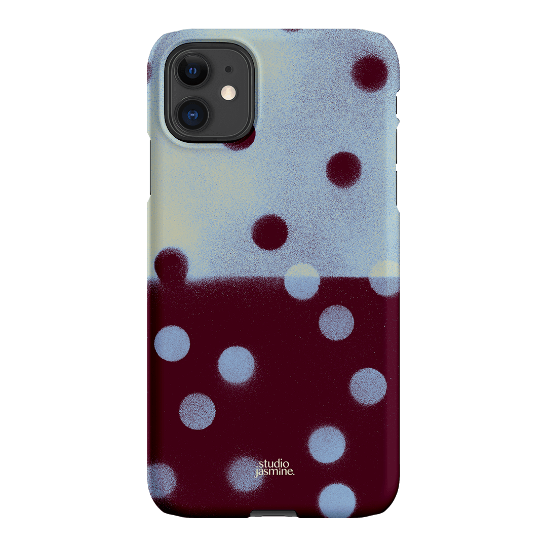 Plum Polka Dot
