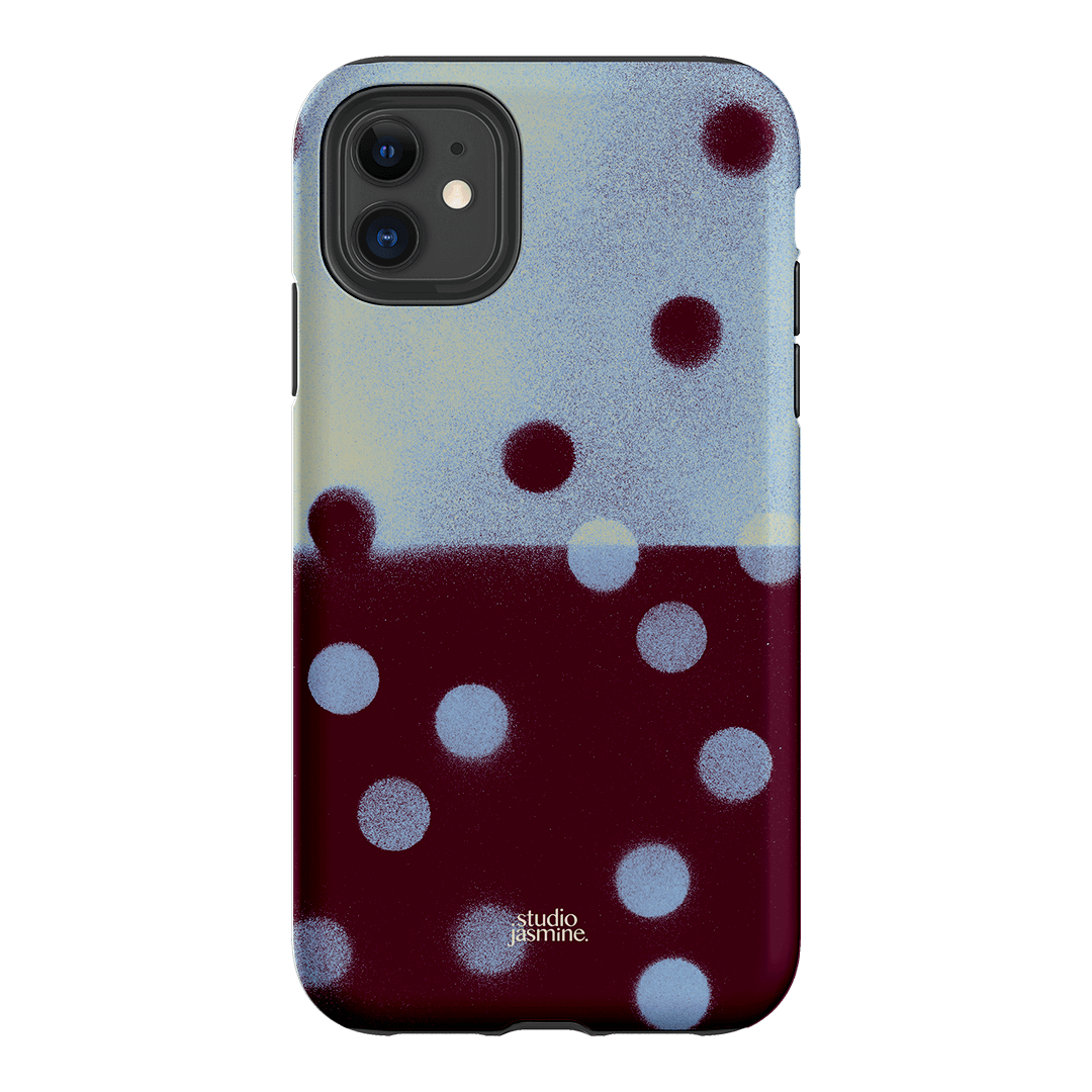Plum Polka Dot