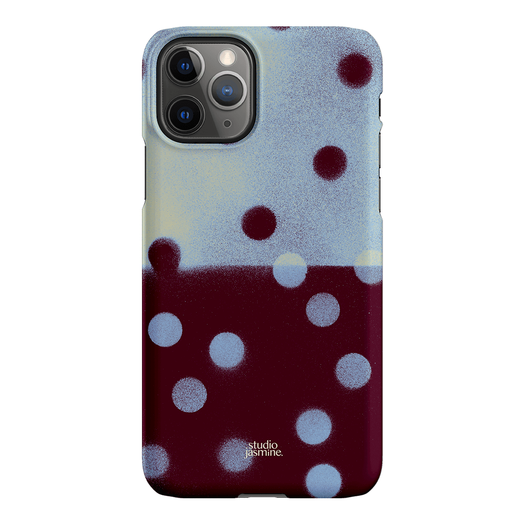 Plum Polka Dot