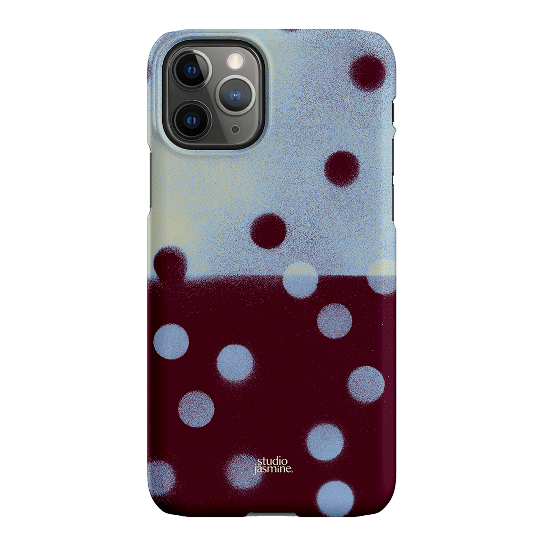 Plum Polka Dot