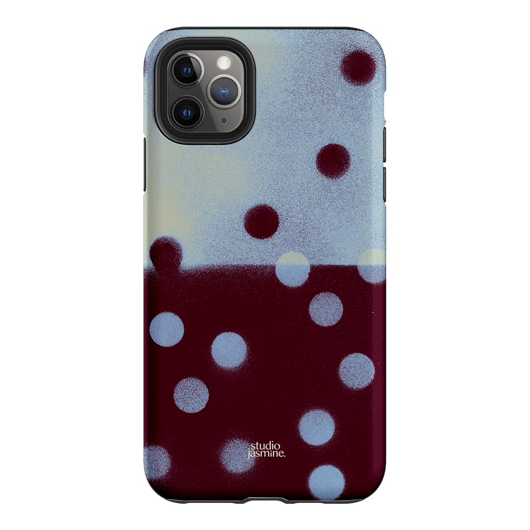 Plum Polka Dot