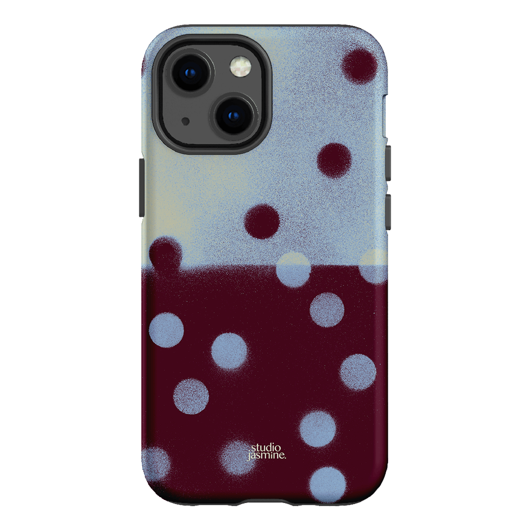 Plum Polka Dot