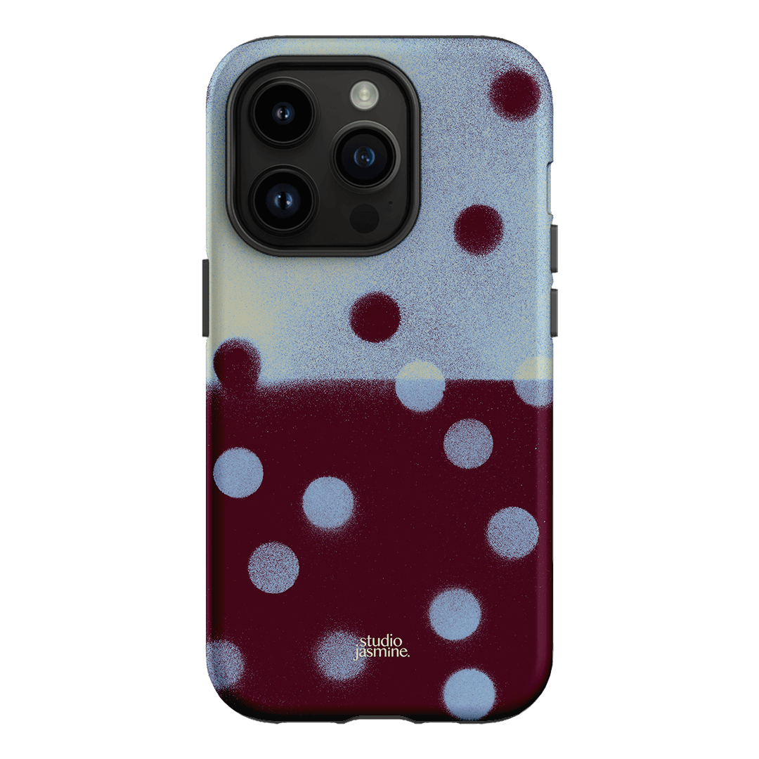 Plum Polka Dot