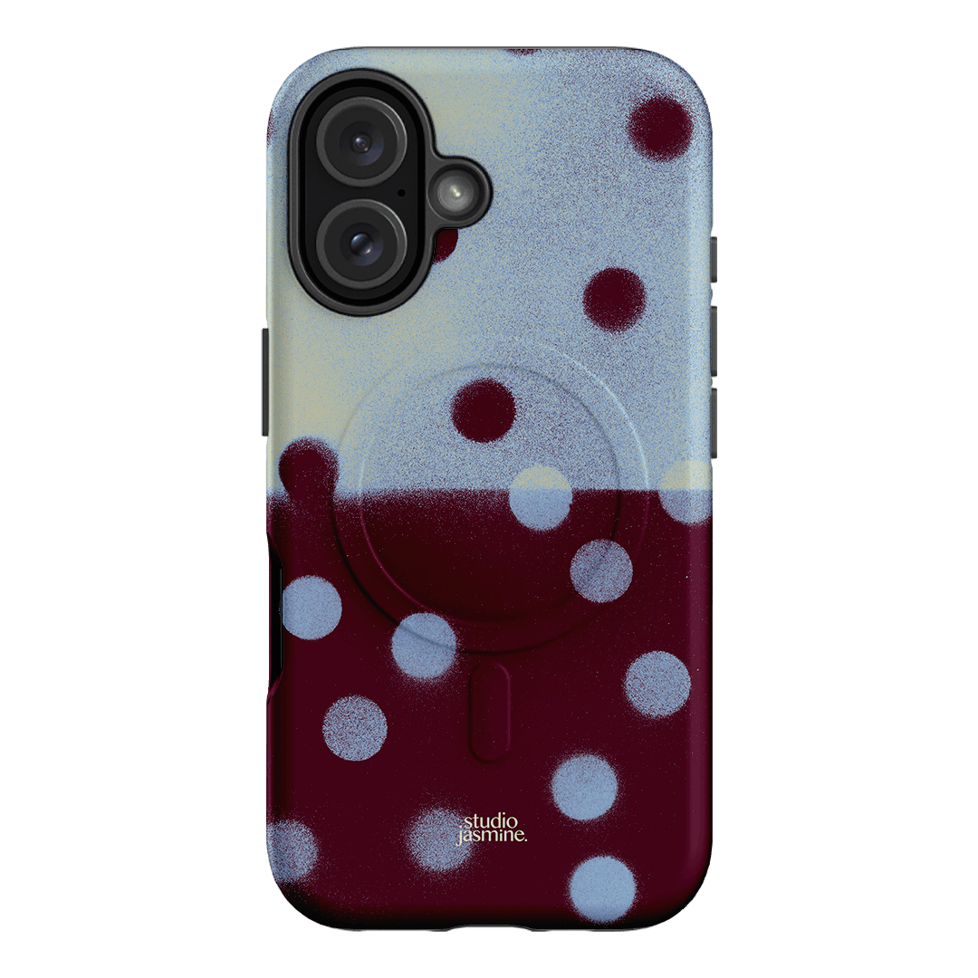 Plum Polka Dot