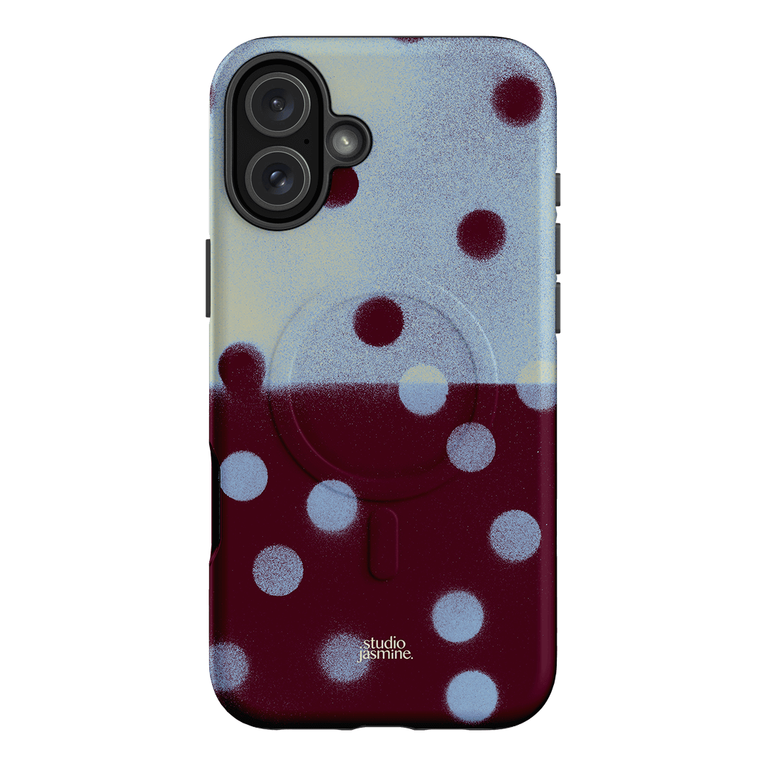 Plum Polka Dot