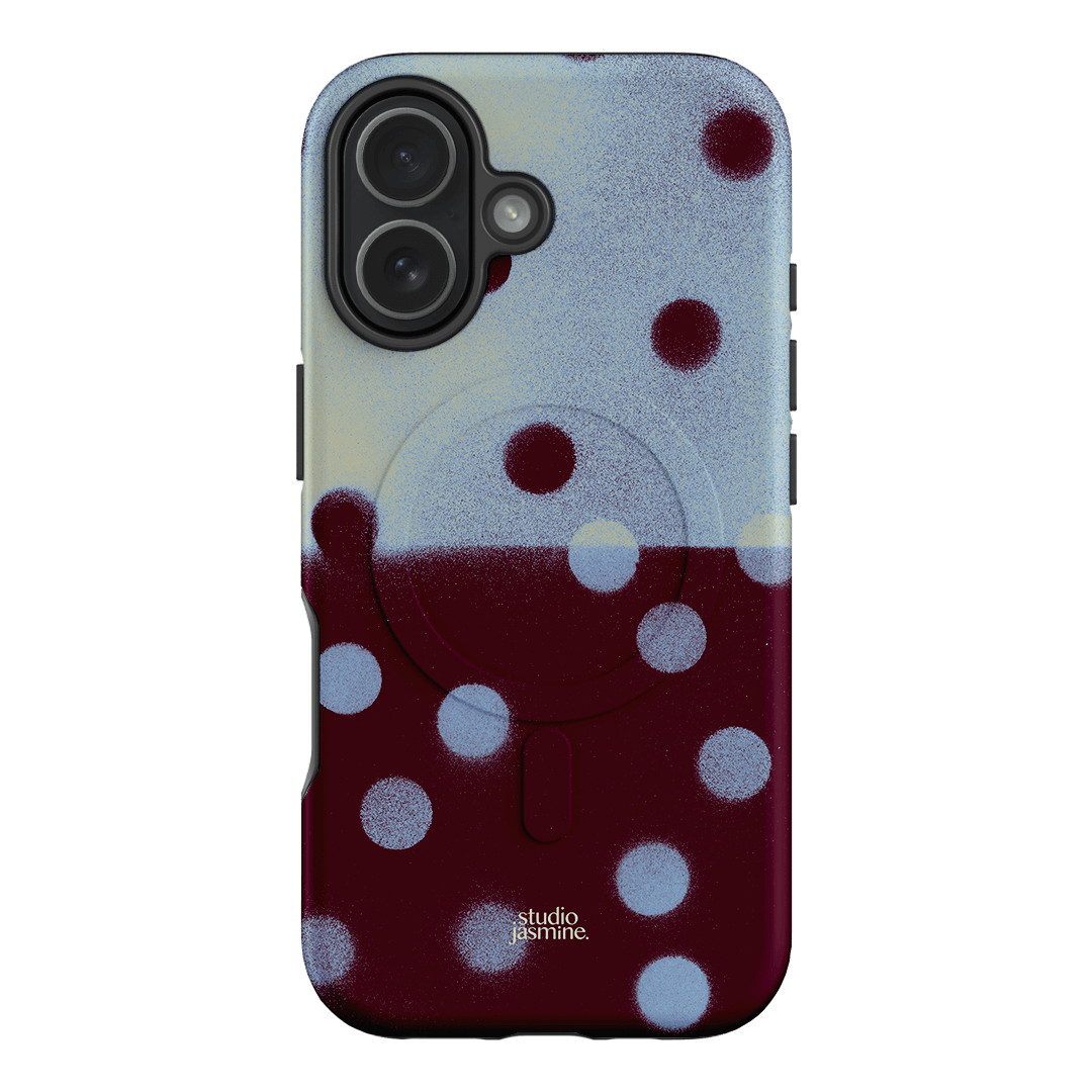 Plum Polka Dot