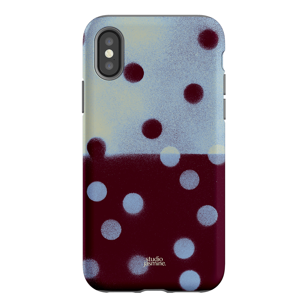 Plum Polka Dot