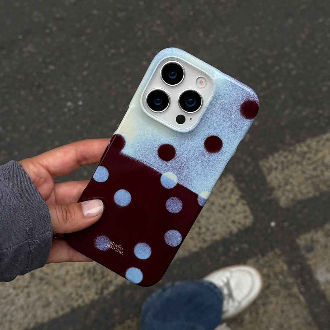 Plum Polka Dot