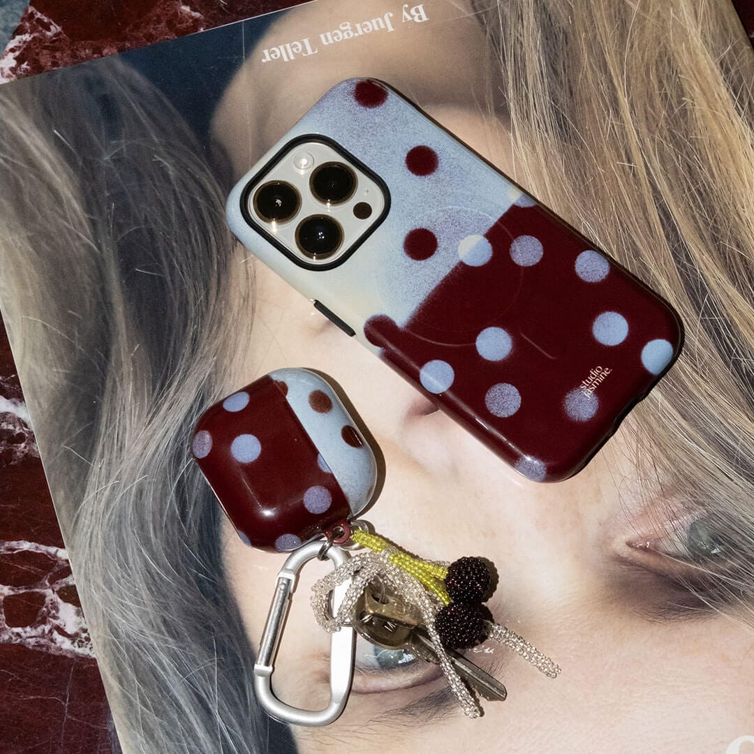 Plum Polka Dot