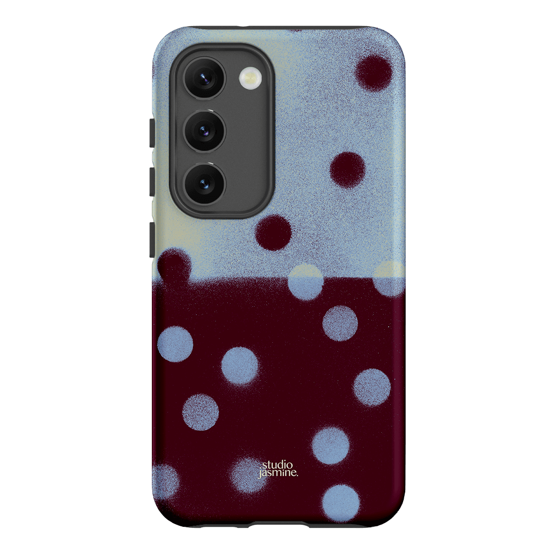 Plum Polka Dot