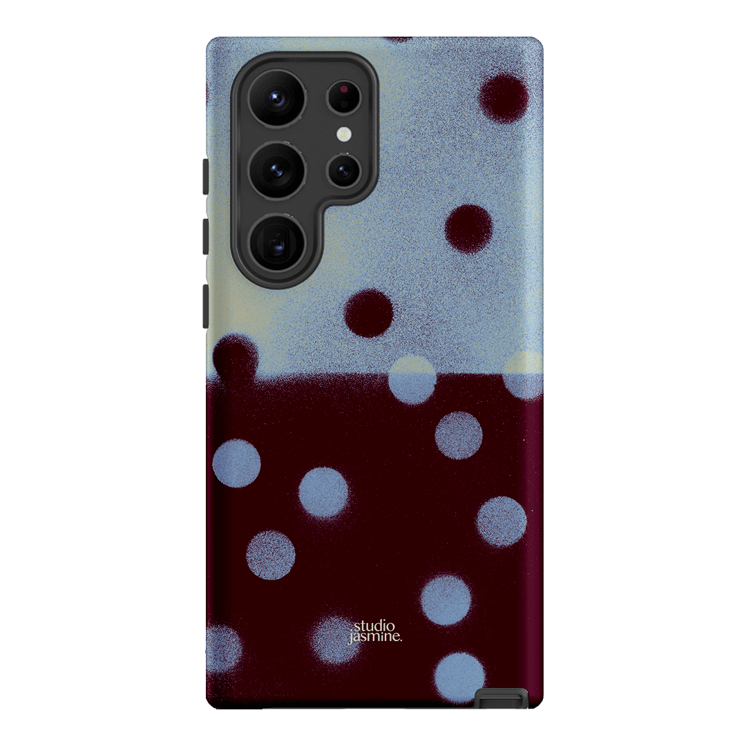 Plum Polka Dot