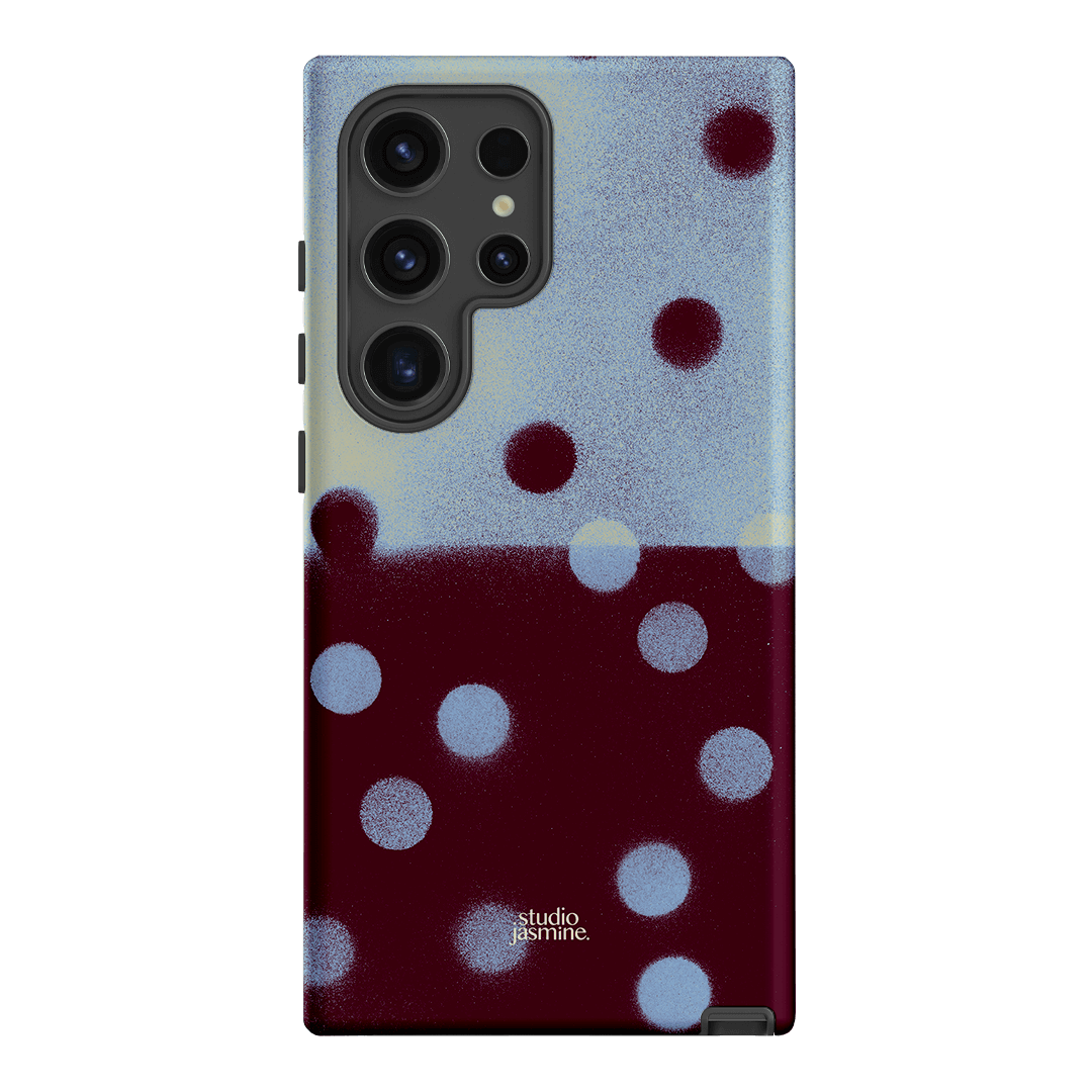 Plum Polka Dot