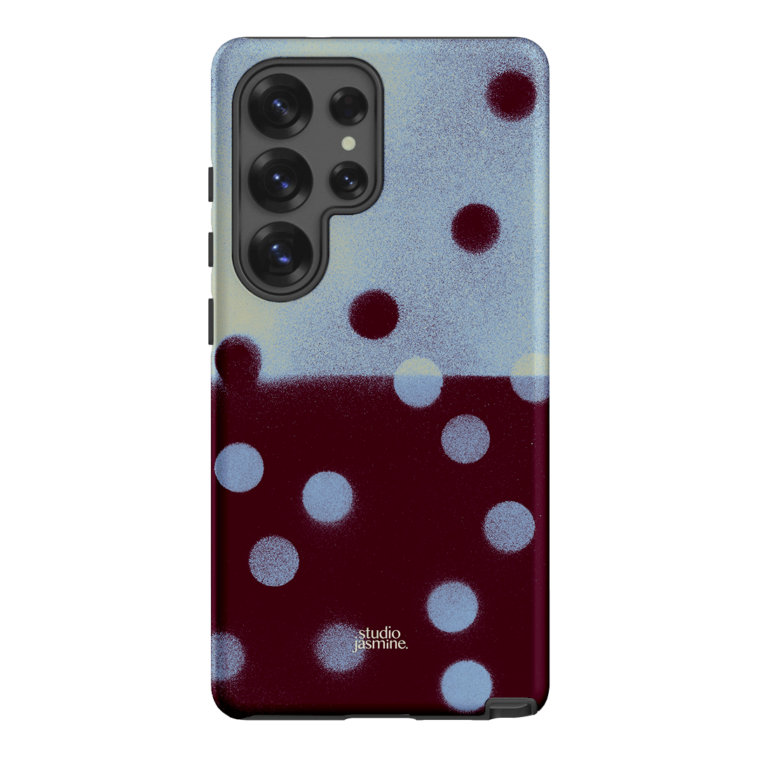 Plum Polka Dot